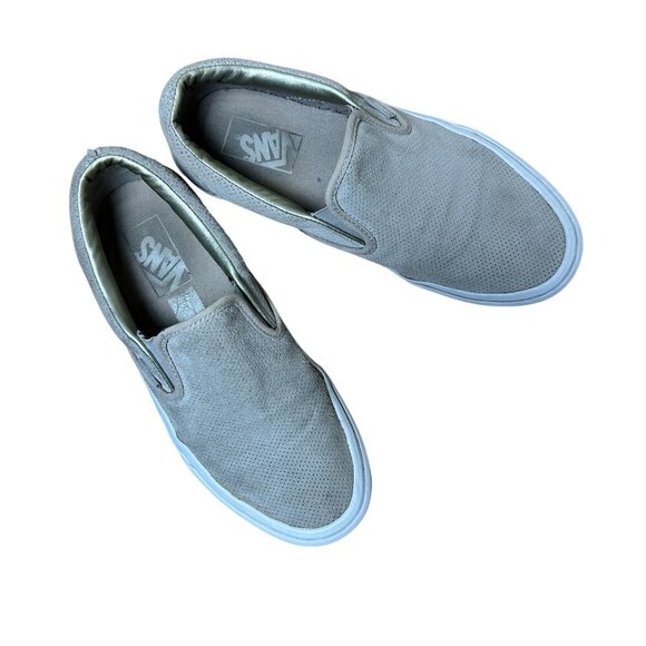 VANS Perforated Suede Classic Slip On Size 8.5 - Picture 1 of 12